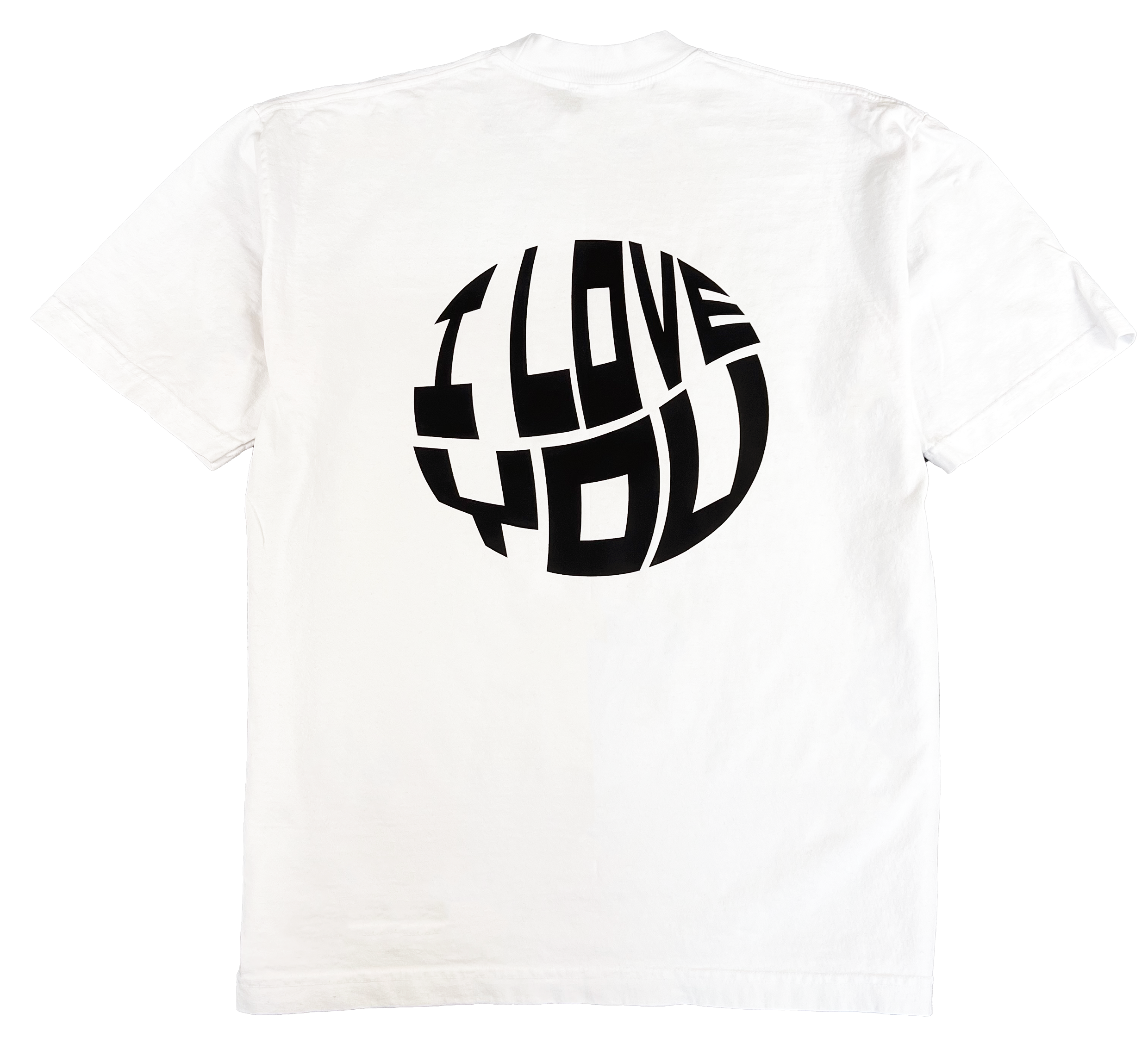 I Love You Adult Tee (WHT/VNTG BLK)