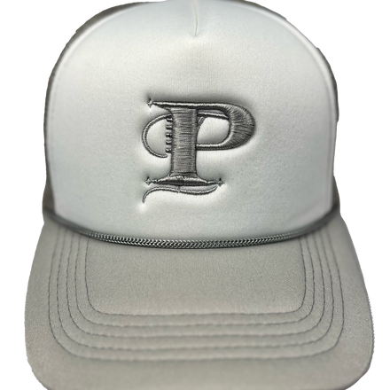 P Monogram Two Tone Trucker (WHT/GRY)