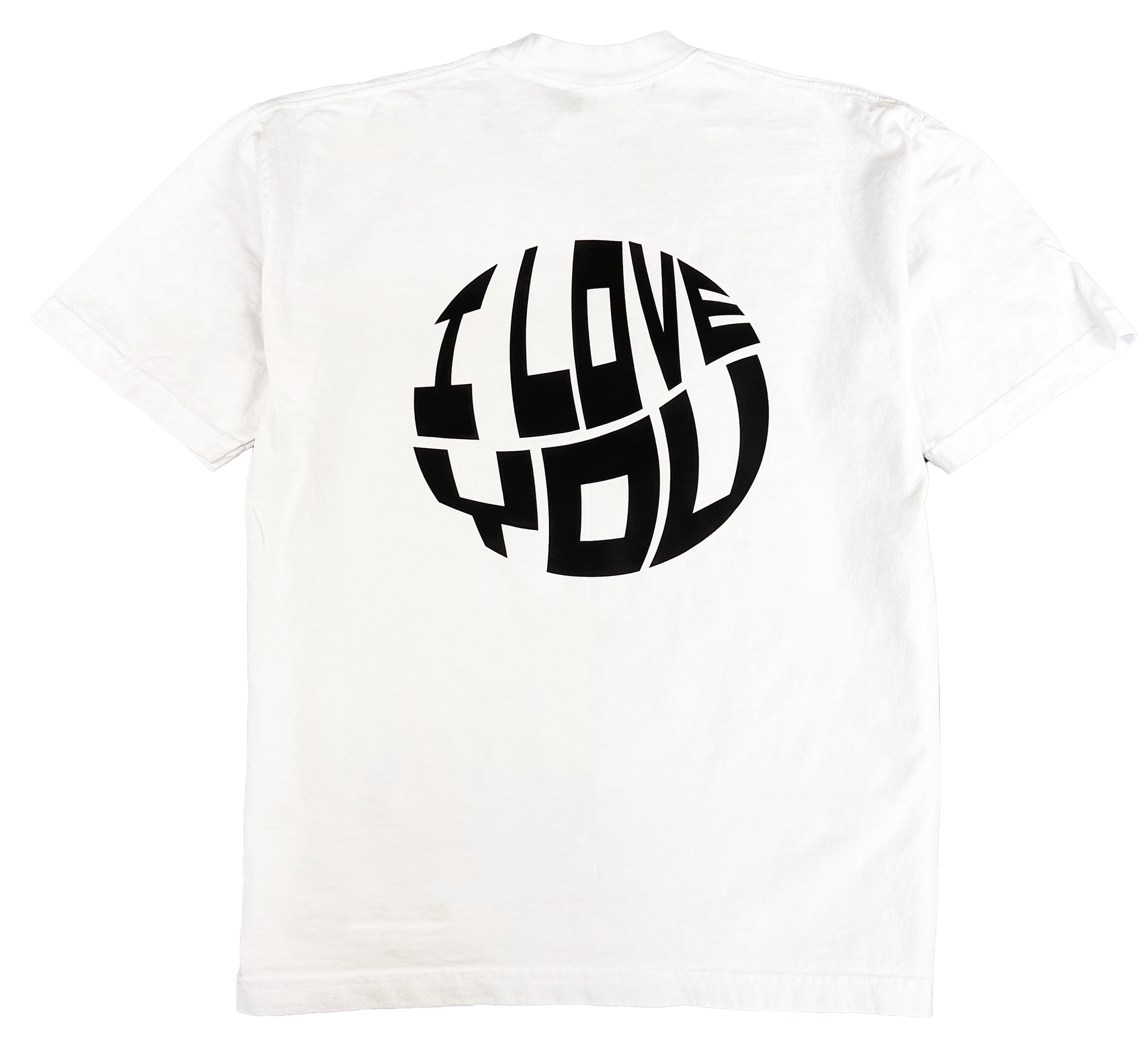 I Love You Adult Tee (WHT/VNTG BLK)