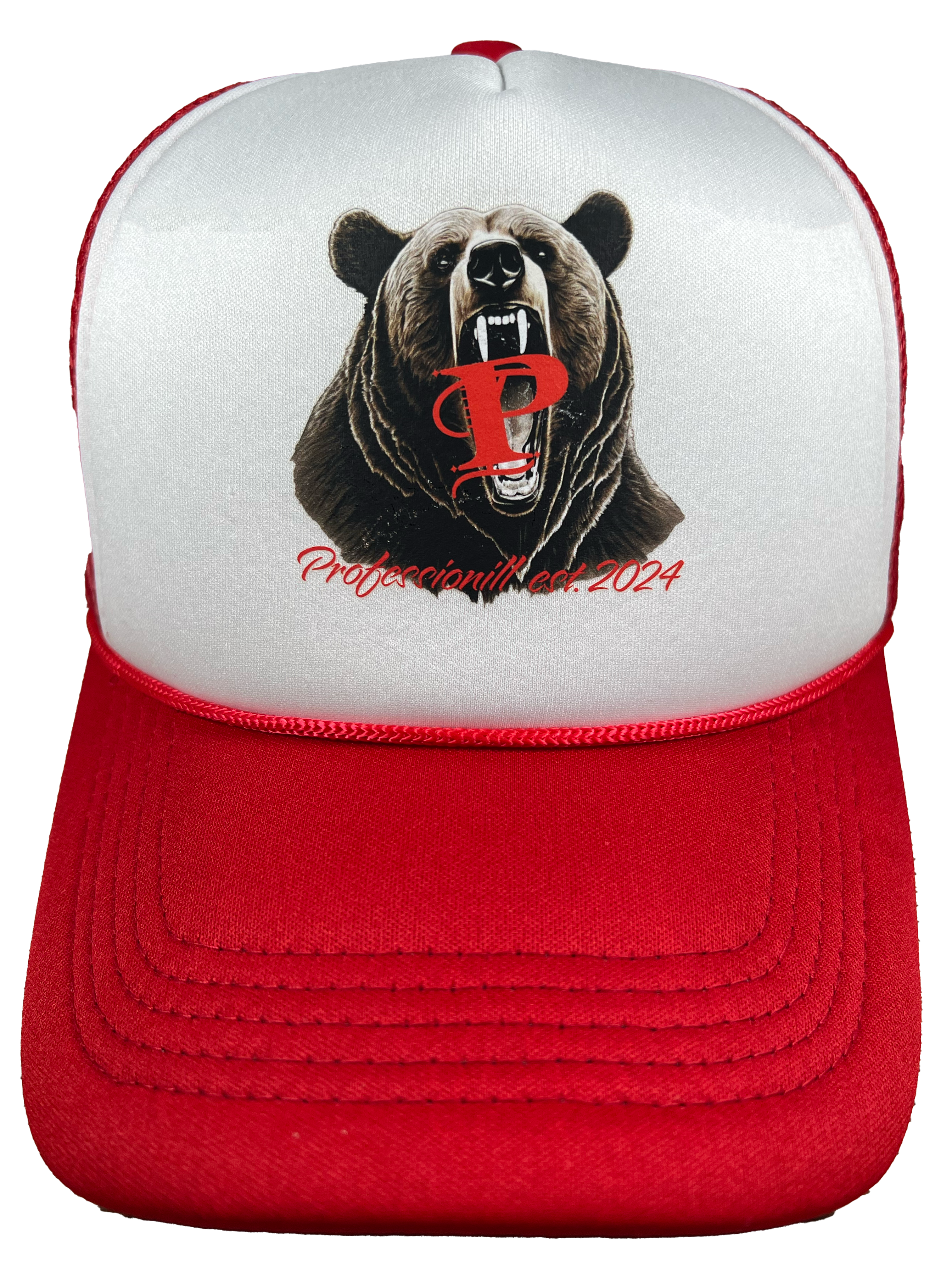 Hungry Bear Trucker (RED/WHT)