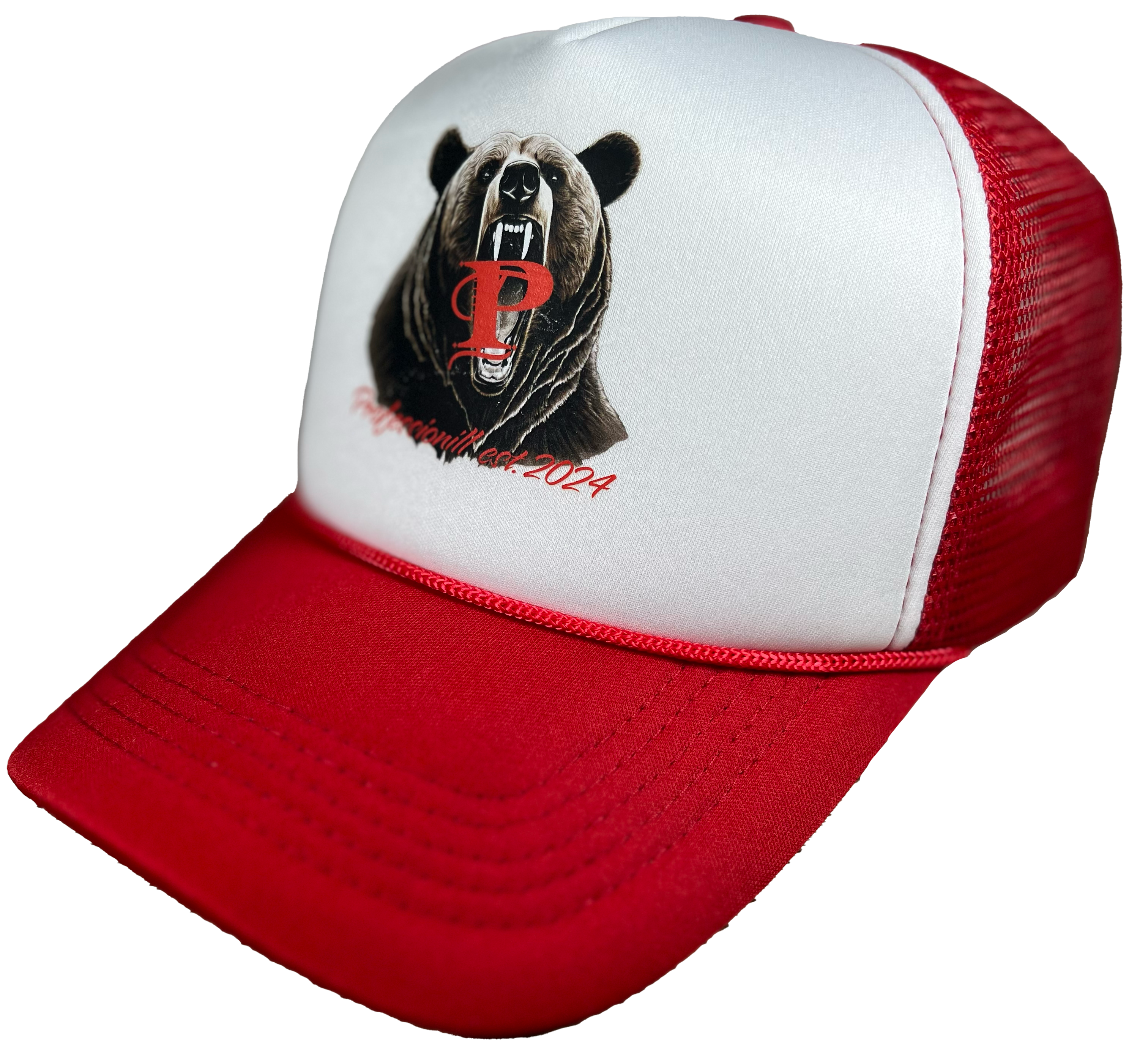 Hungry Bear Trucker (RED/WHT)