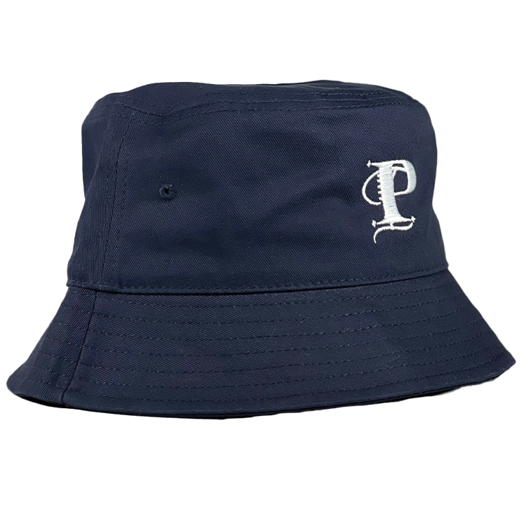 P Monogram Bucket Hat (NVY)