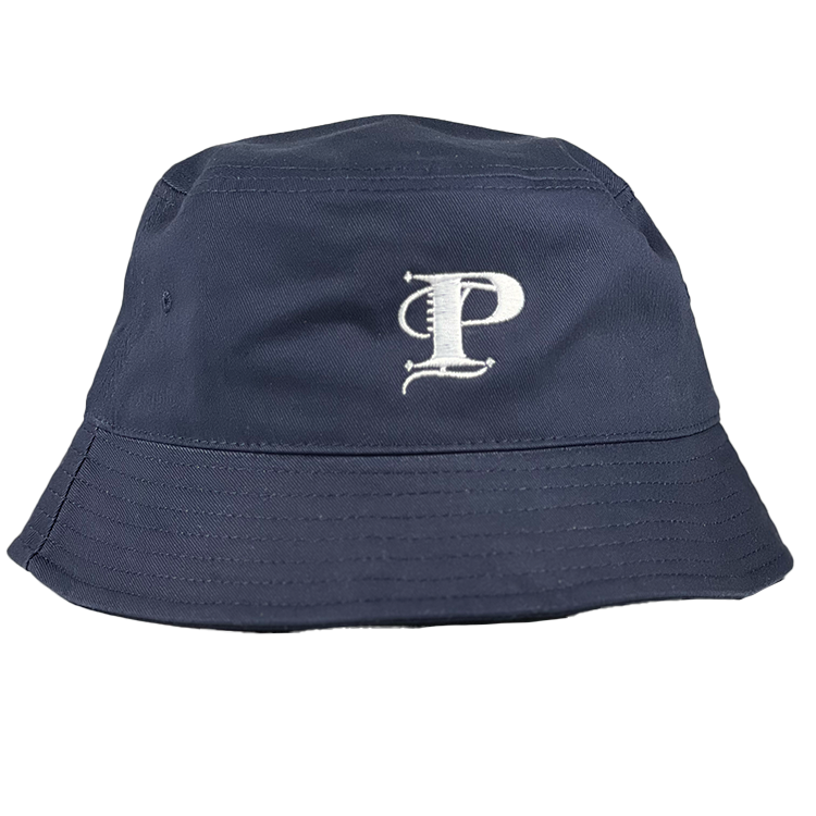 P Monogram Bucket Hat (NVY)