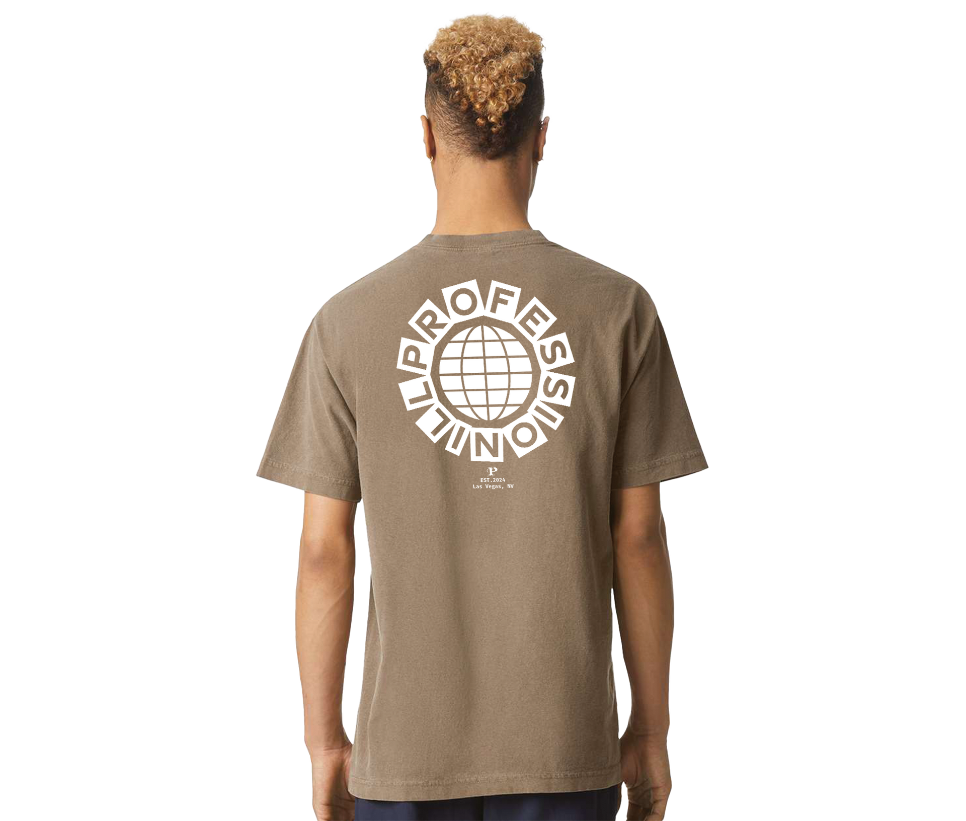 Professionill World Adult Tee (Wide Ribbed Collar)