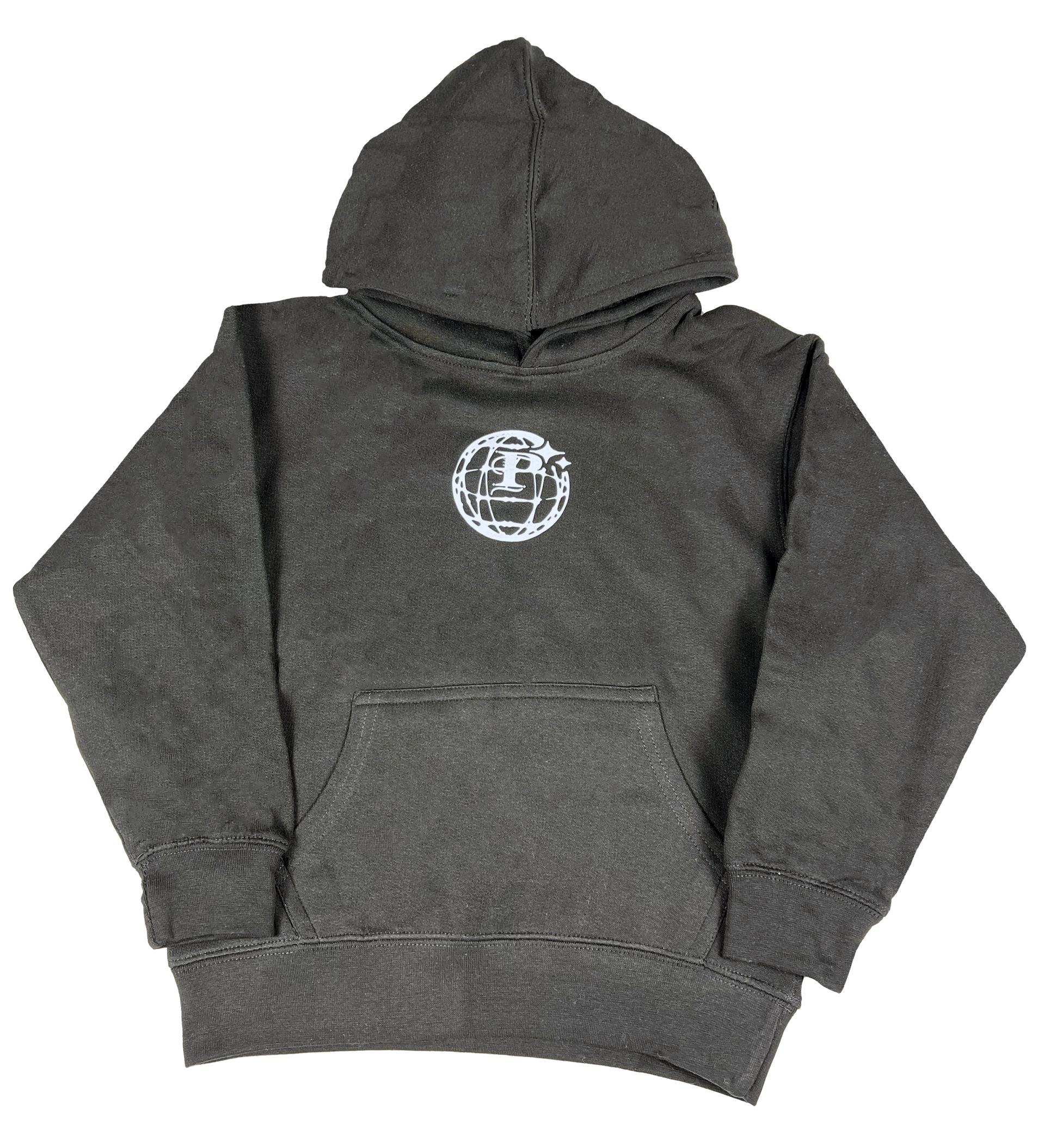Mono Globe Youth Pullover Hoodie (BLK)