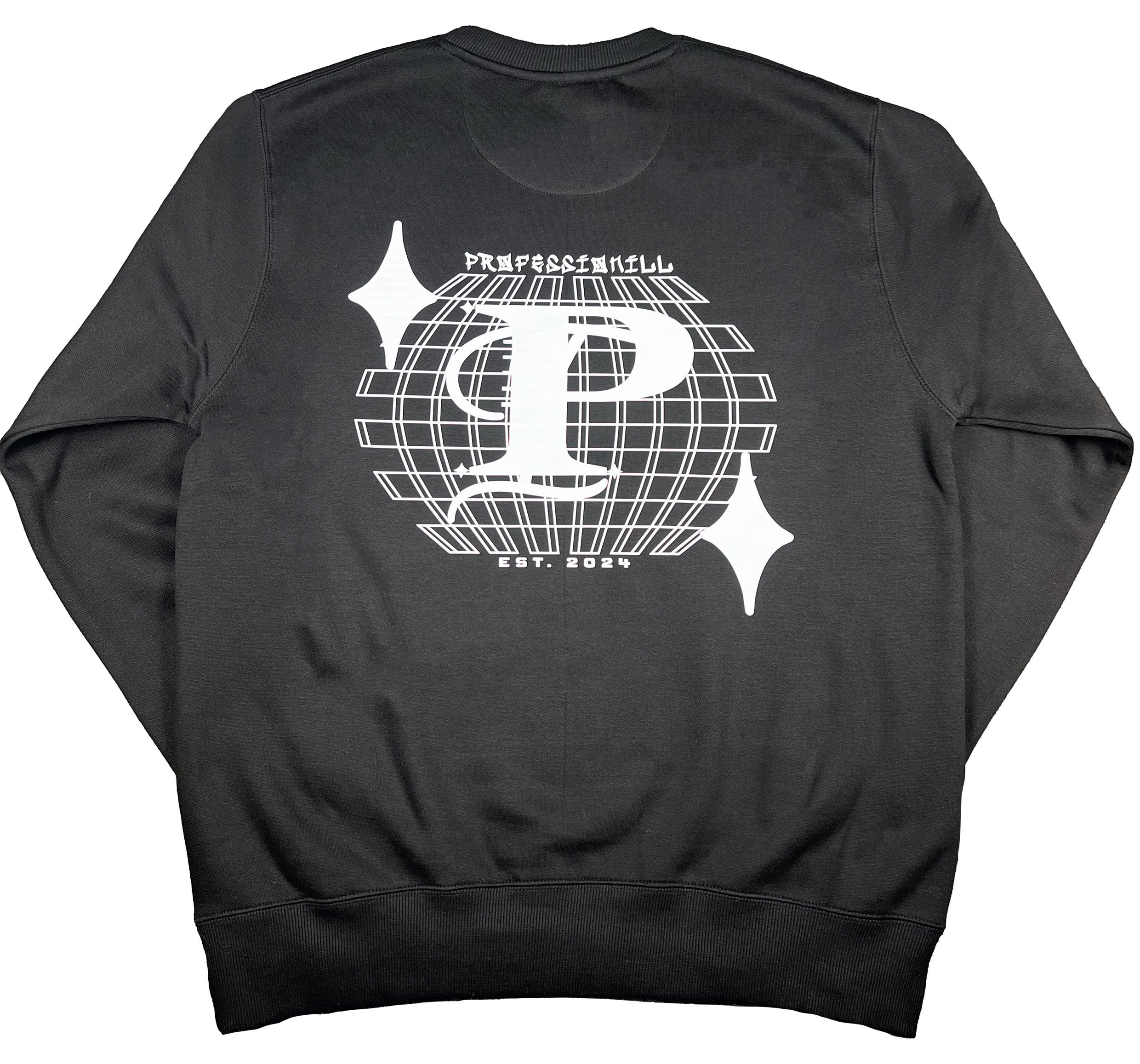 Pro Ill Premium Adult Crew Sweatshirt (BLK)