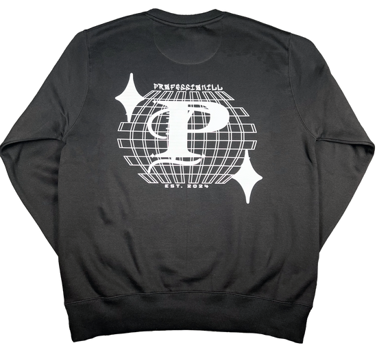 Pro Ill Premium Adult Crew Sweatshirt (BLK)