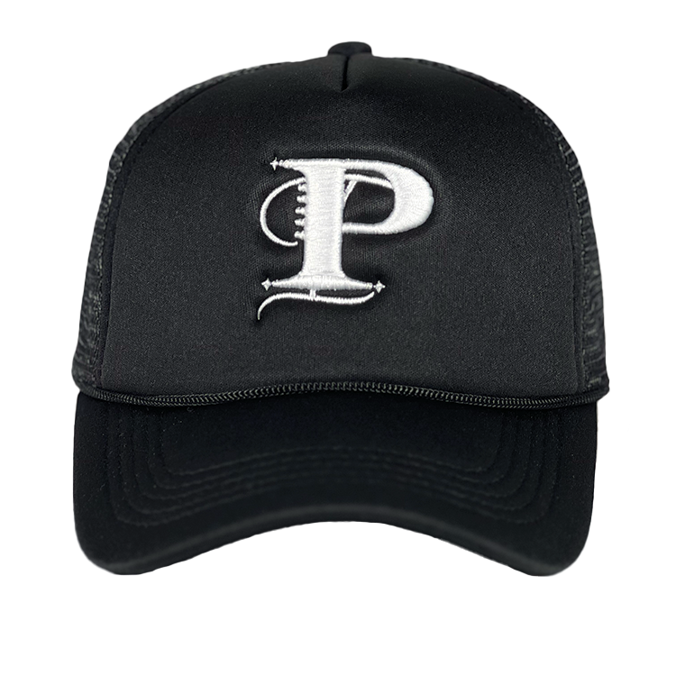 P Monogram Two Tone Trucker (BLK/BLK)