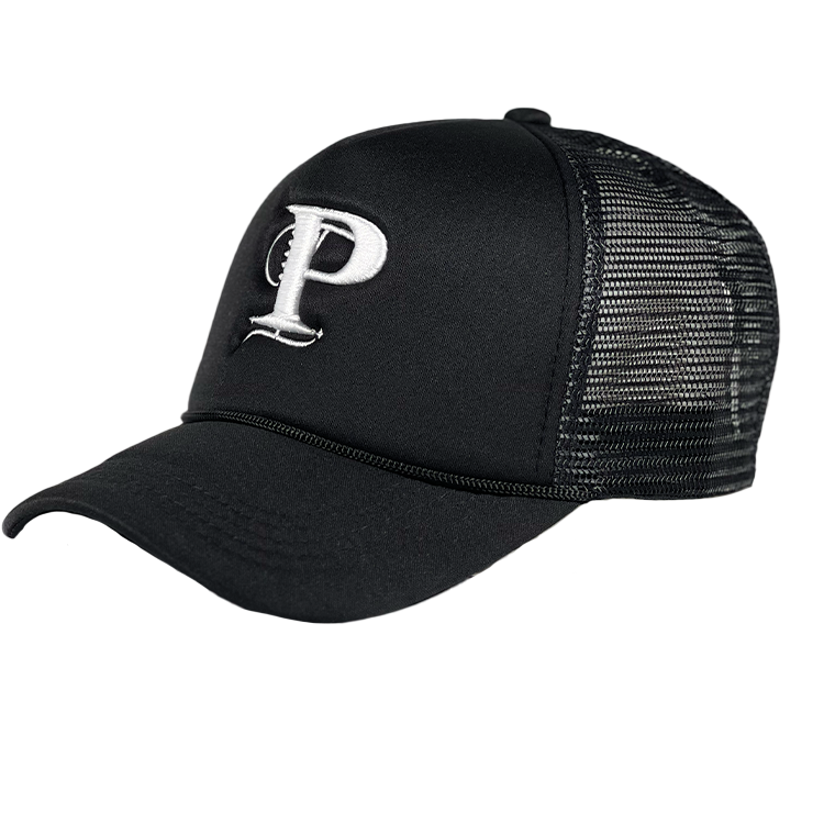 P Monogram Two Tone Trucker (BLK/BLK)