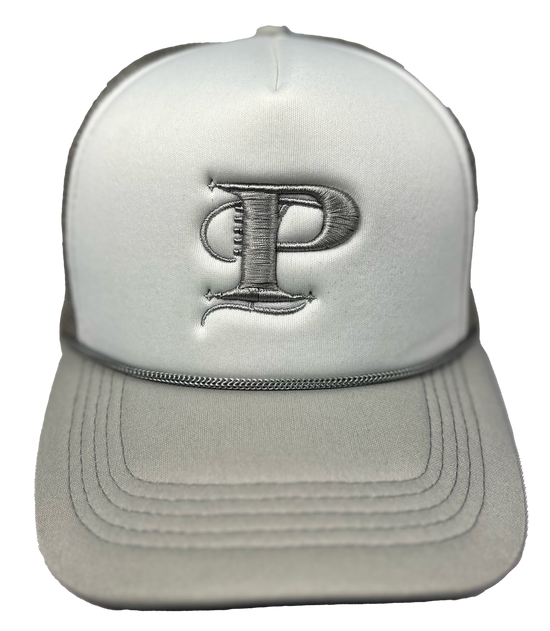P Monogram Two Tone Trucker (WHT/GRY)