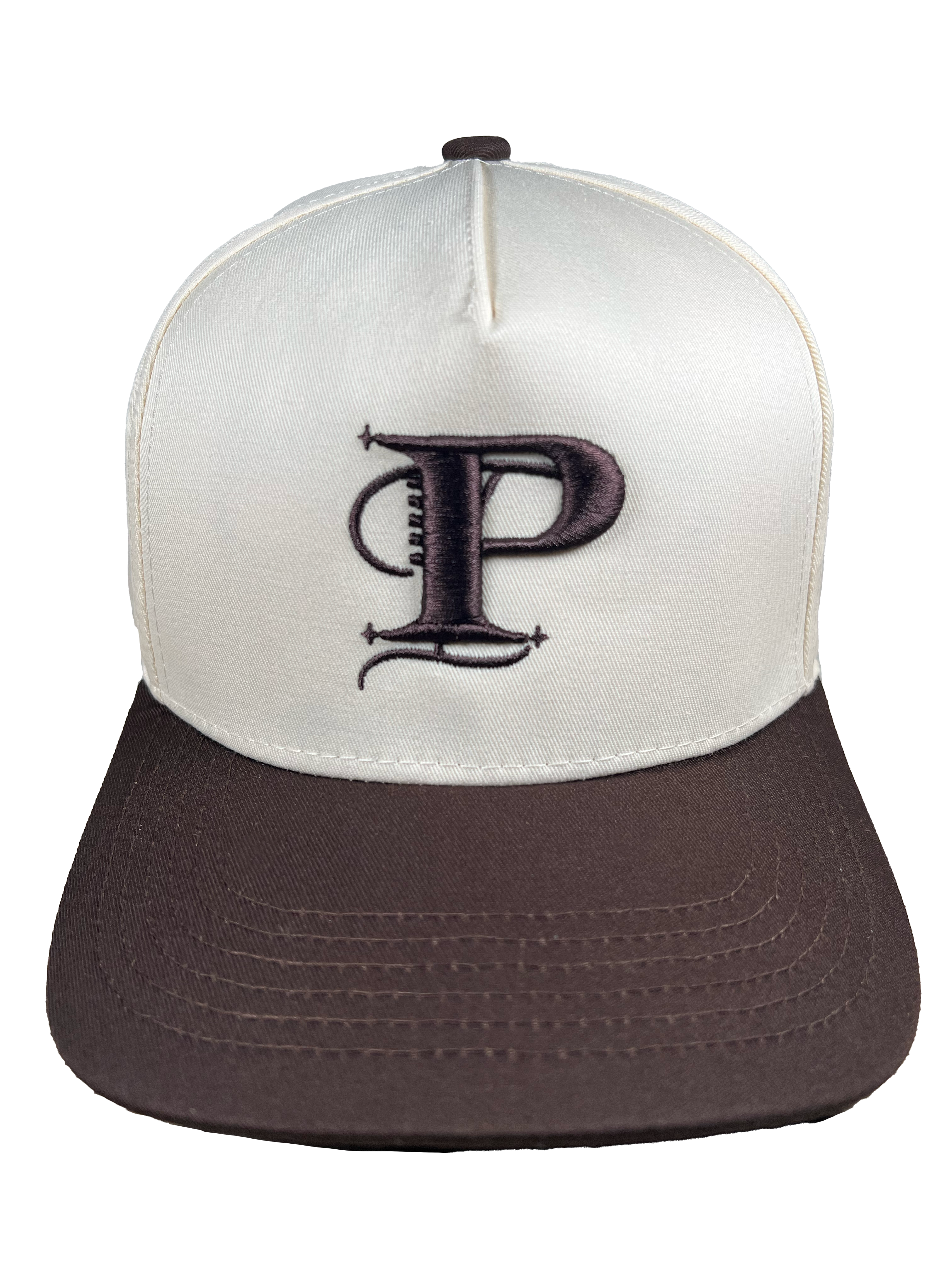 P Monogram Two-tone Snapback (CHOC/TAN)