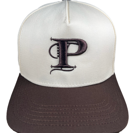 P Monogram Two-tone Snapback (CHOC/TAN)