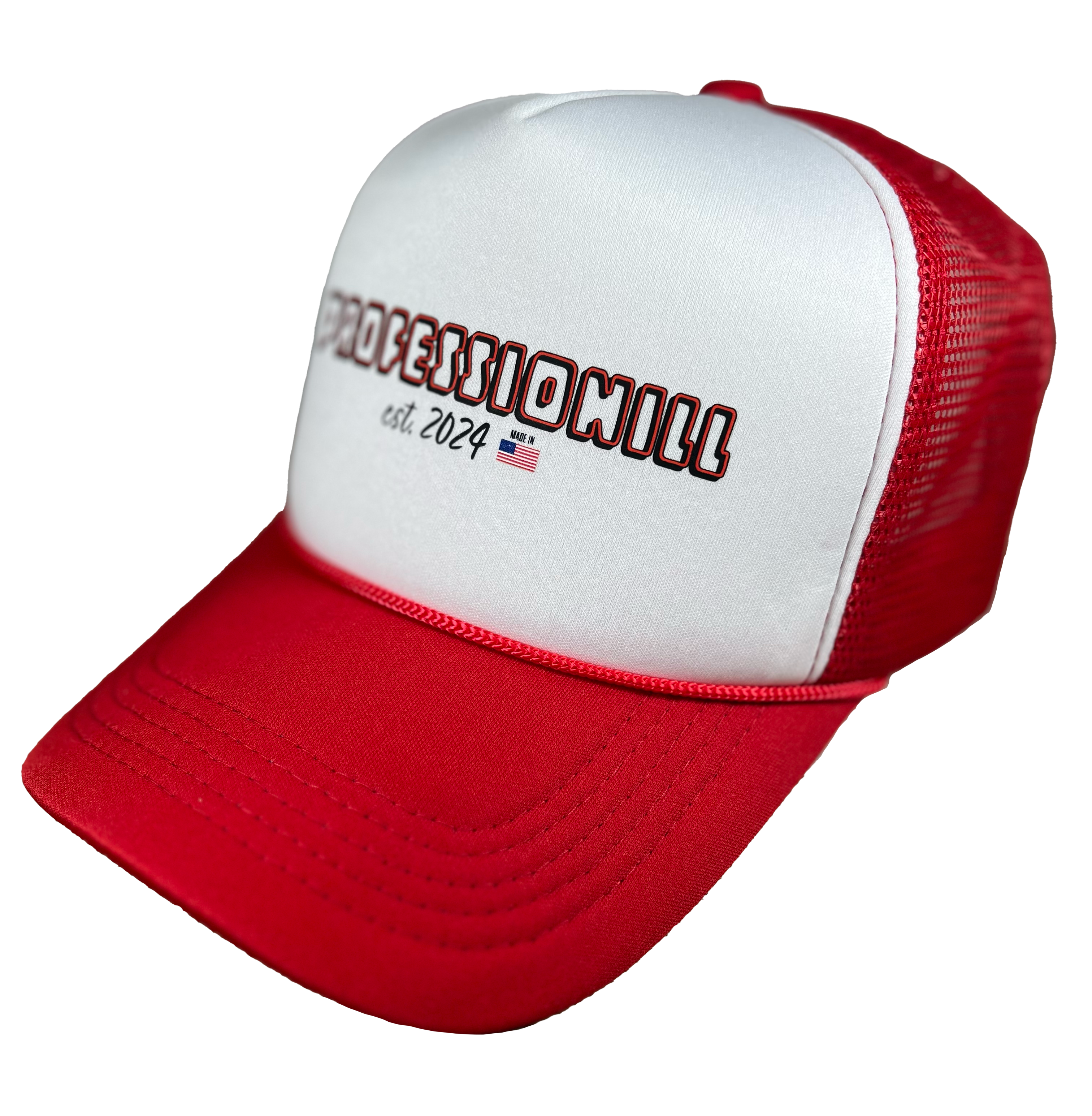 Professionill USA Trucker (RED/WHT)