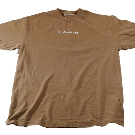 Professionill Typeface Adult Tee (Wide Ribbed Collar)
