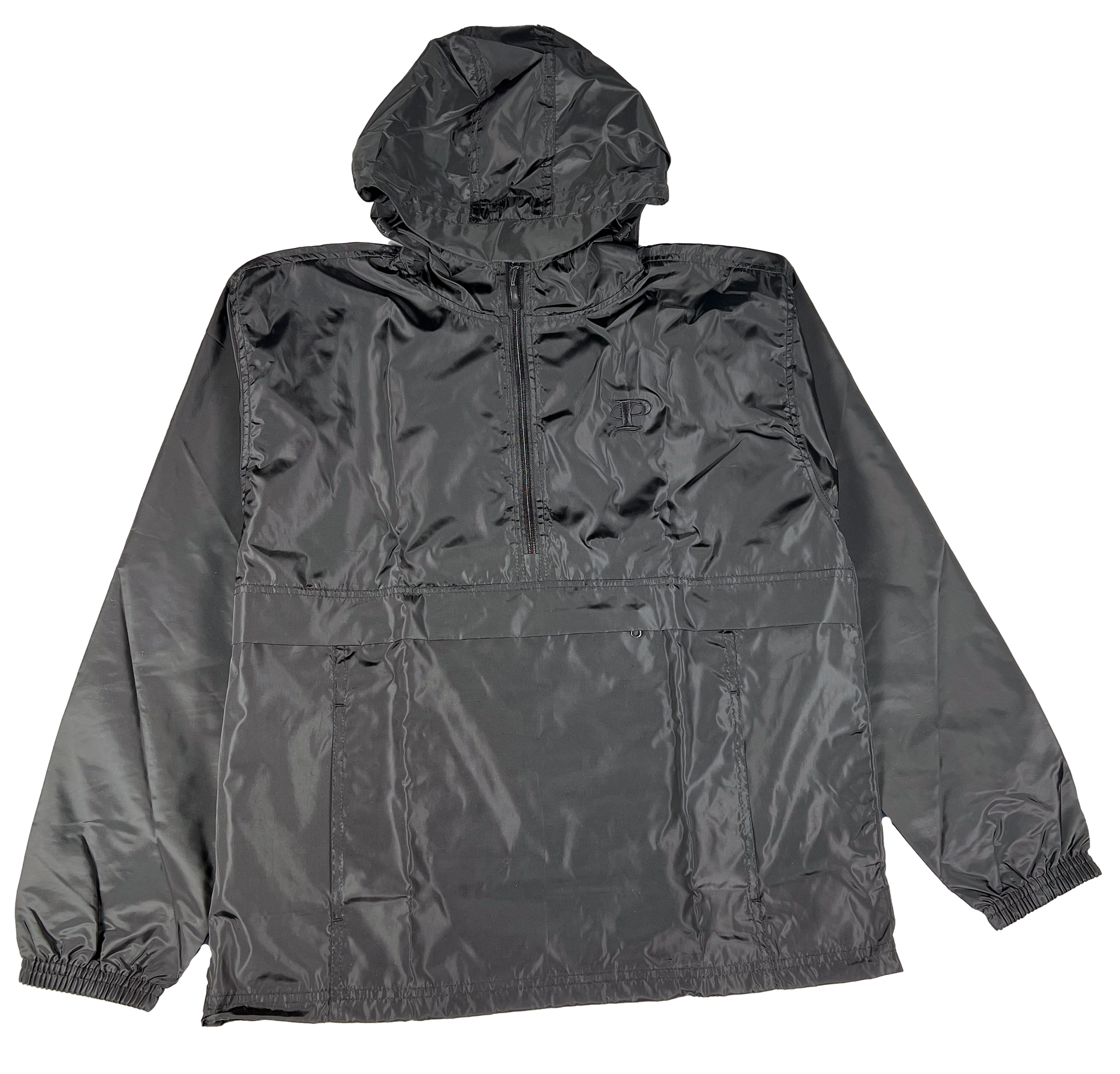 Monogram Adult Windbreaker (BLK/BLK)